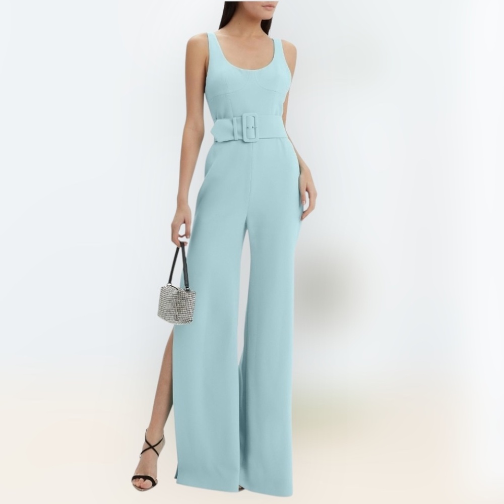 Jonathan Simkhai Belted Wide Leg Jumpsuit - Picture 12 of 16